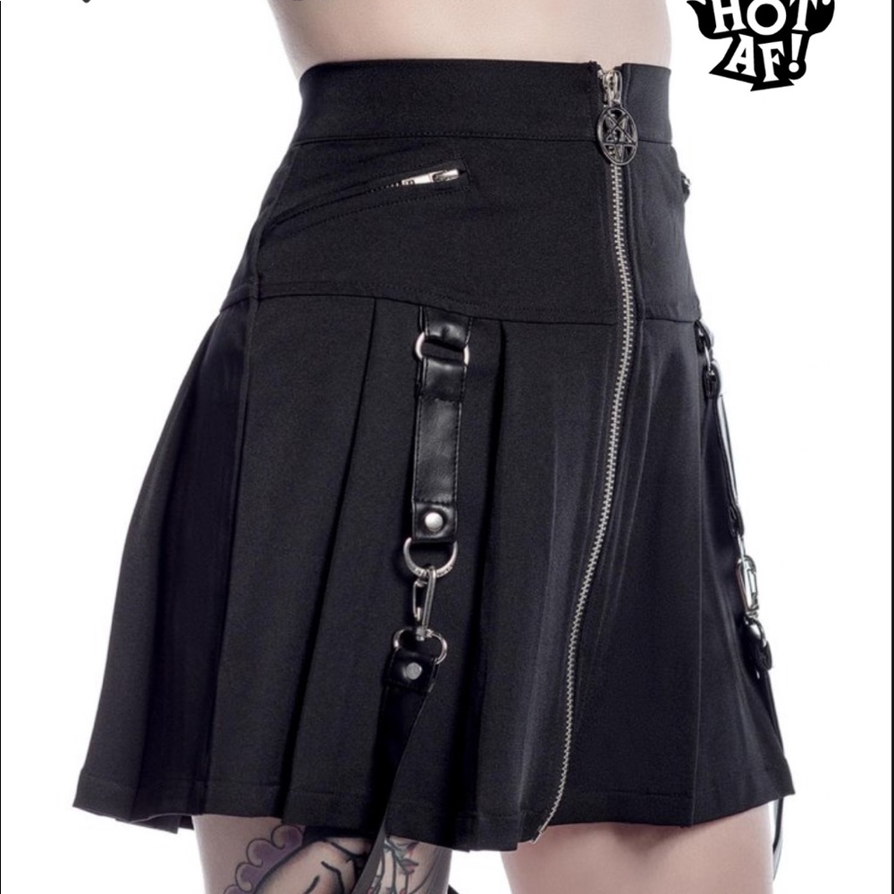 Killstar Blair B*tch Miniskirt [Size Medium]